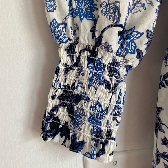 50% OFF SALE Misa Los Angeles Floral Long Sleeve Mini Dress - Picture 7 of 10